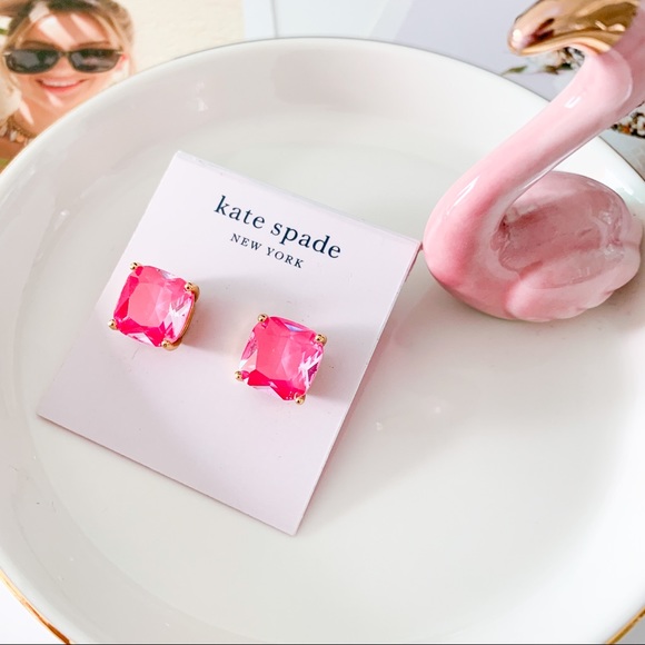 ❗️LAST ONE❗️Kate Spade Square Stud Earrings Pink